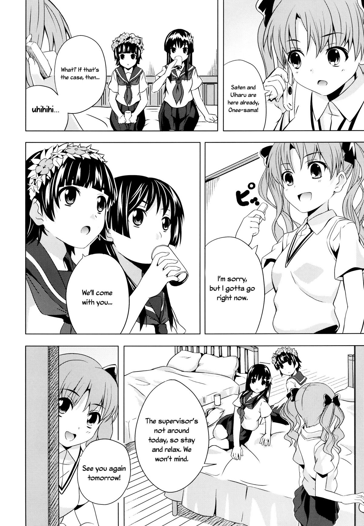 Uiharu no U Saten no Sa   =TV & Yuri-ism= page 4 full