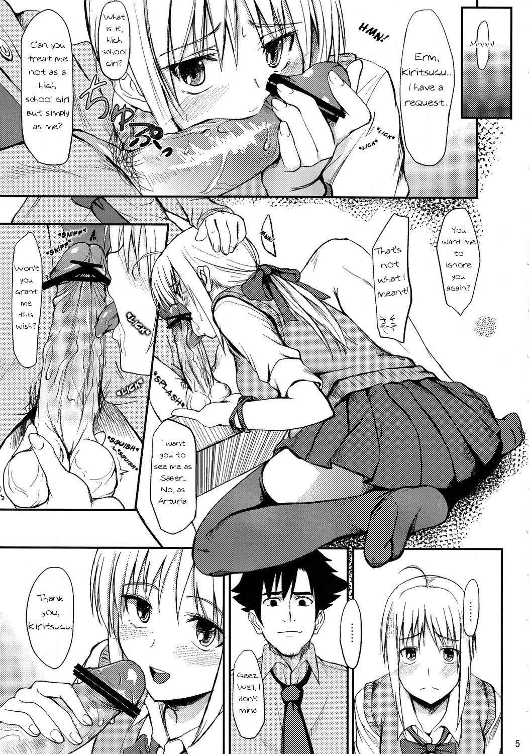 Joshikou Saber | Saber is a High School Girl page 4 full