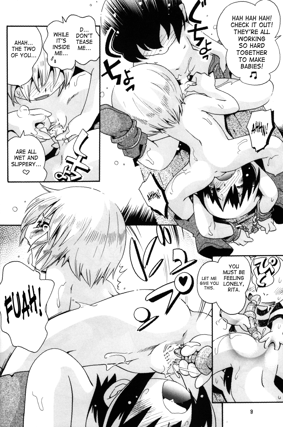 Toraware Hime III | Captive Princess 3 page 8 full