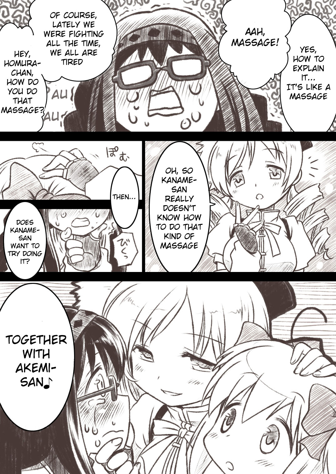 Homuhomu ga Madoka to Mami-san ni Ijiritaosareru Hon page 5 full