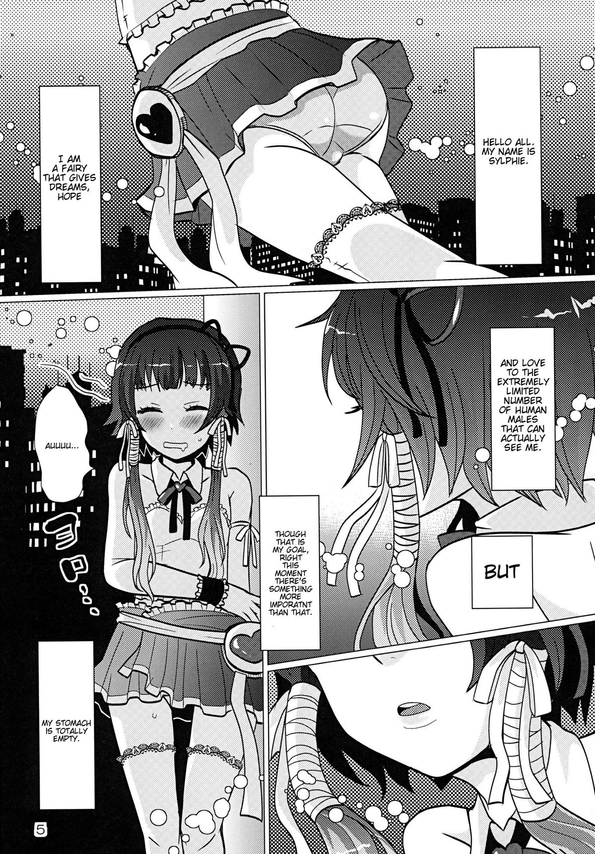 Aruhi Onaka o Sukaseta Shounen Yousei Sylphie o Hirottara page 4 full