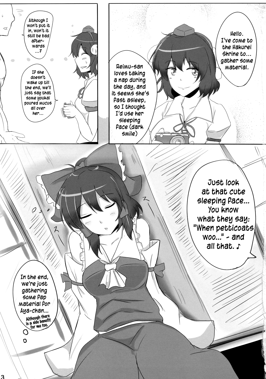 The Record of Reimu-san's Secret Photo-Shoot page 3 full