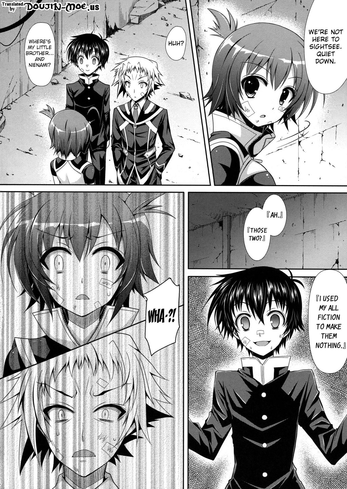 Medaka-chan ga Kumagawa-kun ni Zenkichi no Me no Mae de Rape Sareru Hon | Medaka-chan gets R_ped by Kumagawa-kun in Front of Zenkichi page 3 full