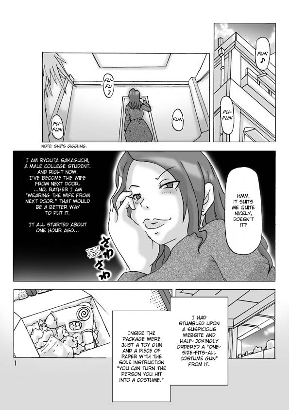 Tonari no Oku-san ni Kigaete | Changing into the Wife Next Door page 2 full