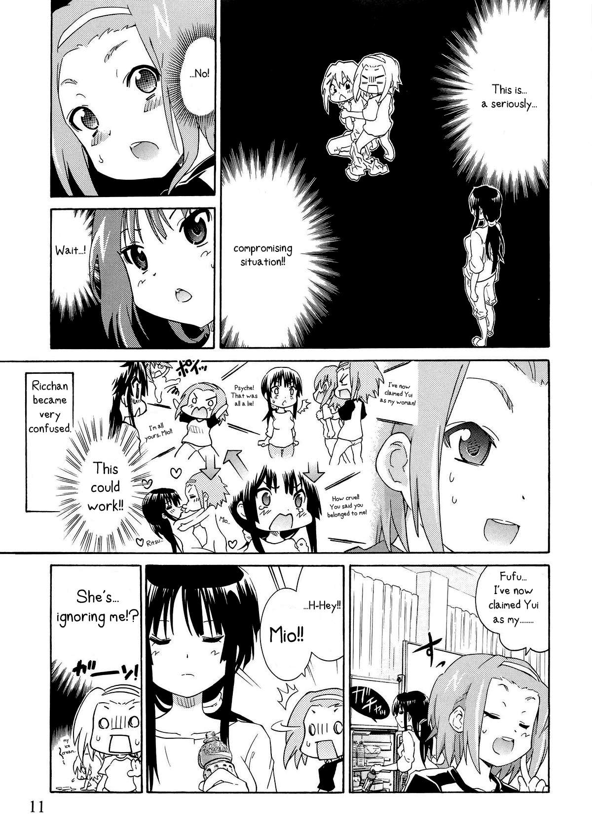 YURI-ON! #2 "Kosokoso Mio-chan!" page 10 full