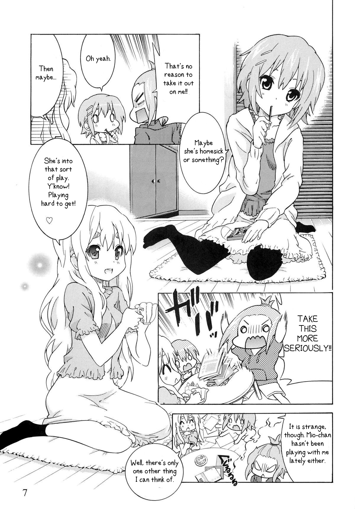YURI-ON! #2 "Kosokoso Mio-chan!" page 6 full
