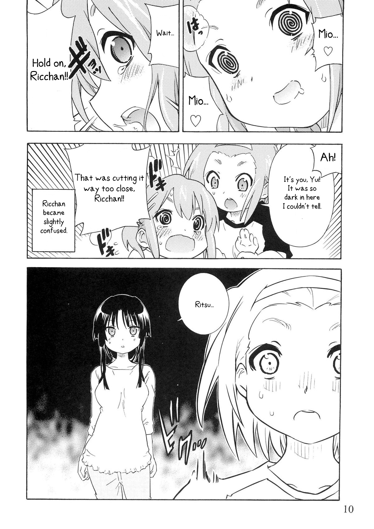 YURI-ON! #2 "Kosokoso Mio-chan!" page 9 full