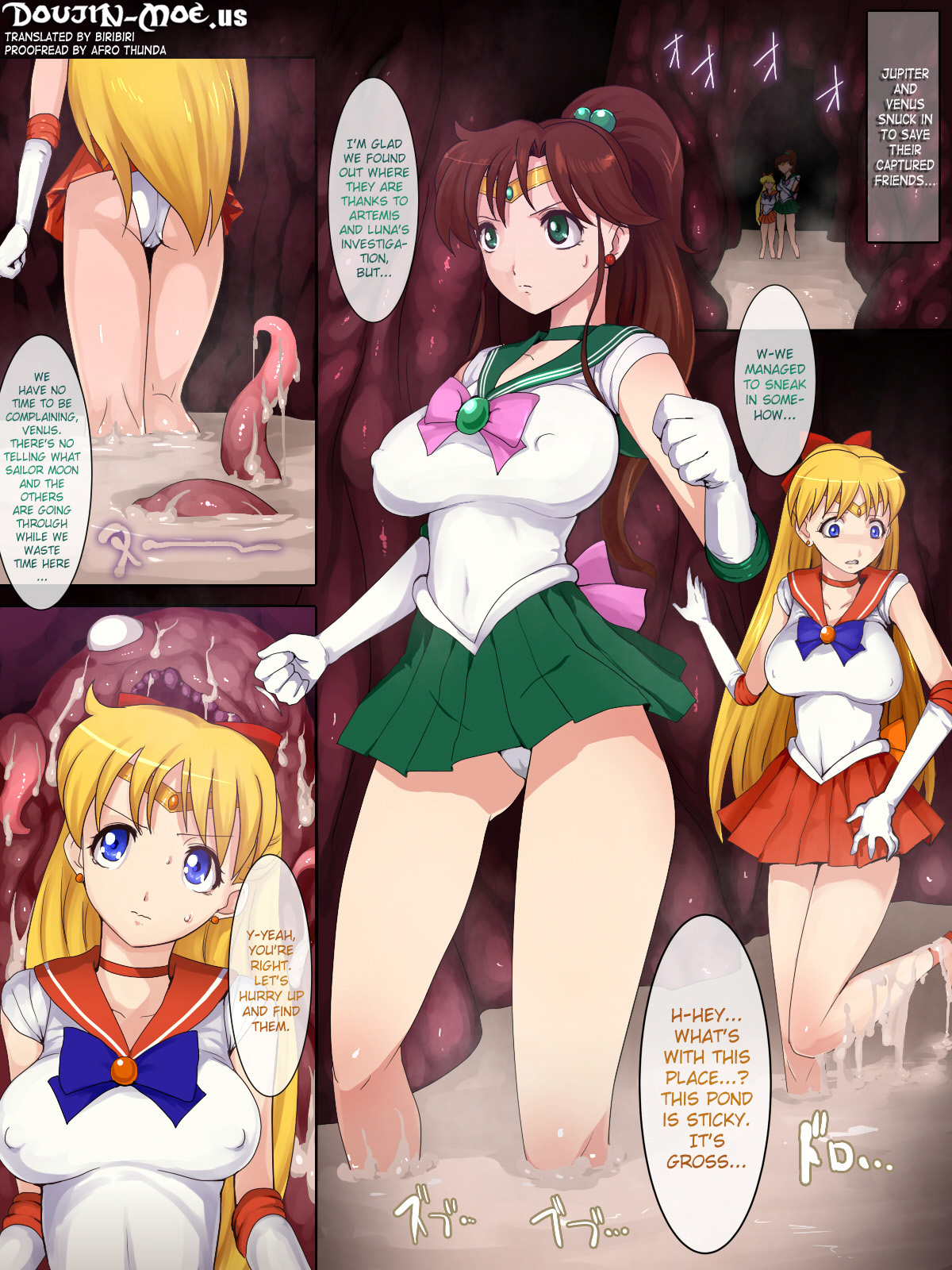 Sailor Senshi Ishu Kan Tettei Ryoujoku 2 | Sailor Scouts Tentacle Gang R*pe 2 page 2 full