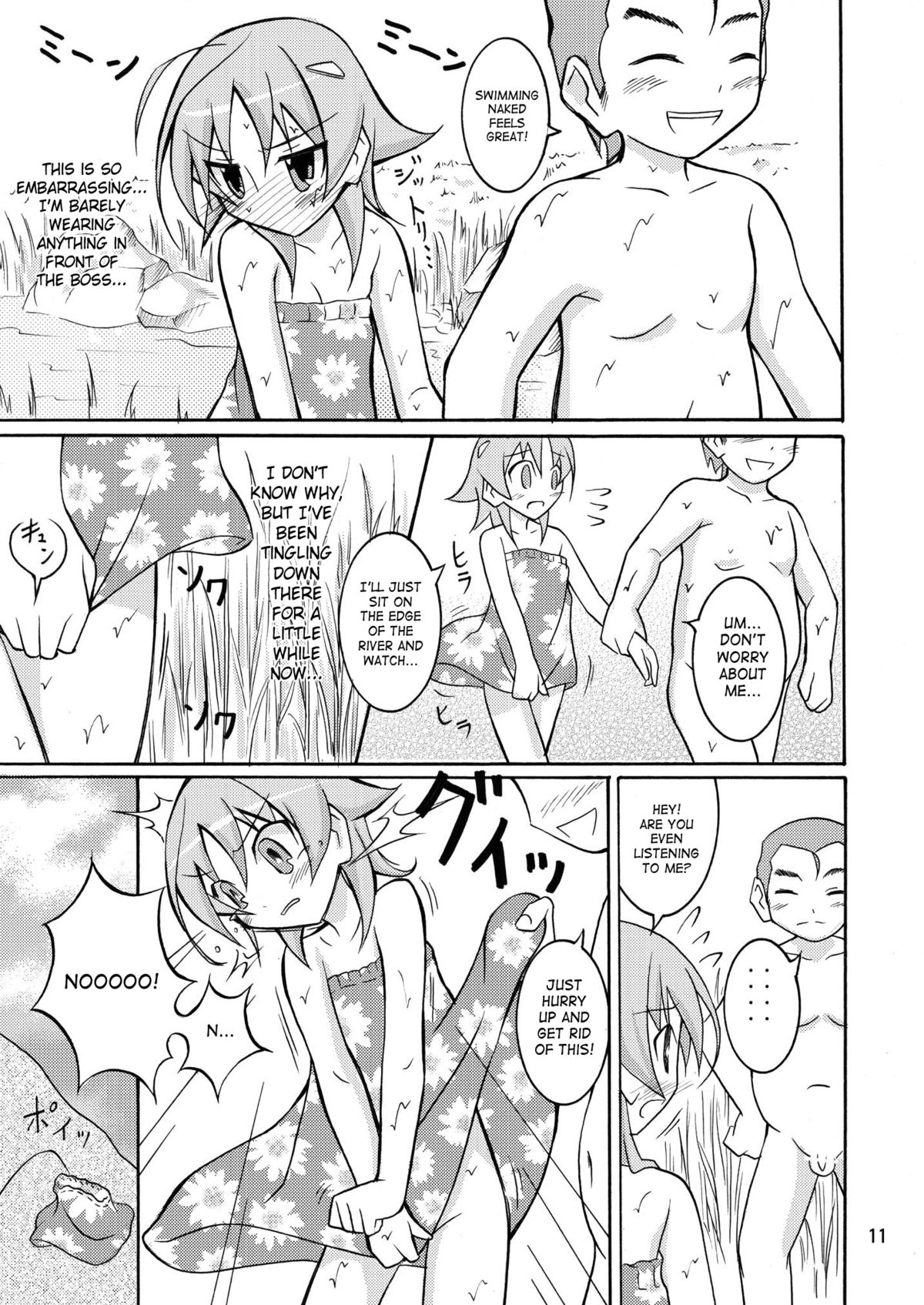 Supponpon de Kawa Asobi! | Playing At The River Stark Naked! page 10 full