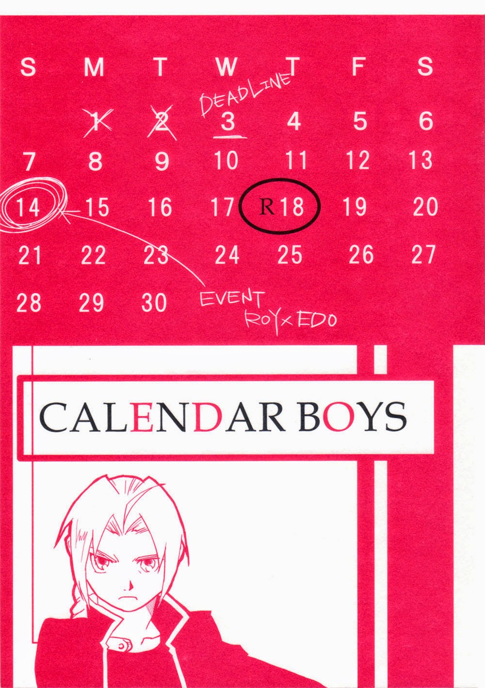 Calendar Boys page 1 full