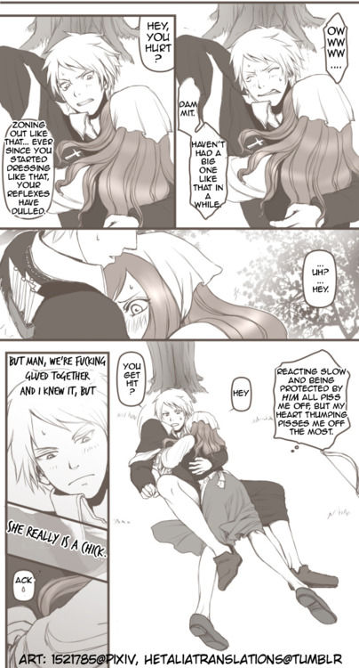 NSFW Prussia x Hungary Doujin by Hetalia Translations page 3 full
