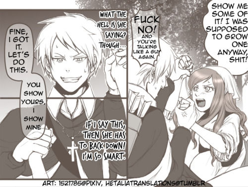 NSFW Prussia x Hungary Doujin by Hetalia Translations page 5 full