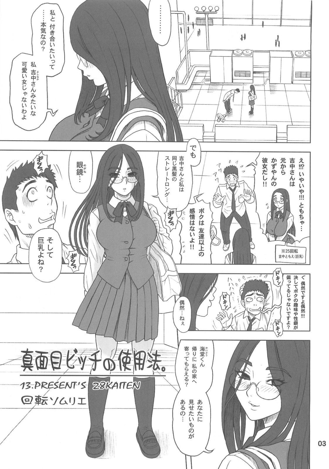 28 Kaiten Majime Bitch no Shiyou Hou. page 3 full