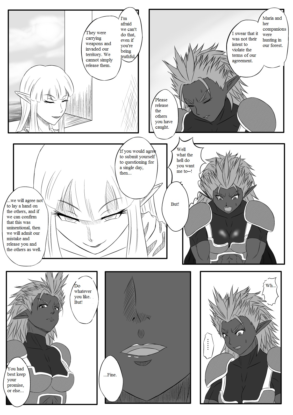 Kusuguri Goumon Taikyuu Hon ~Dark Elf Zokuchou Hen~ page 7 full