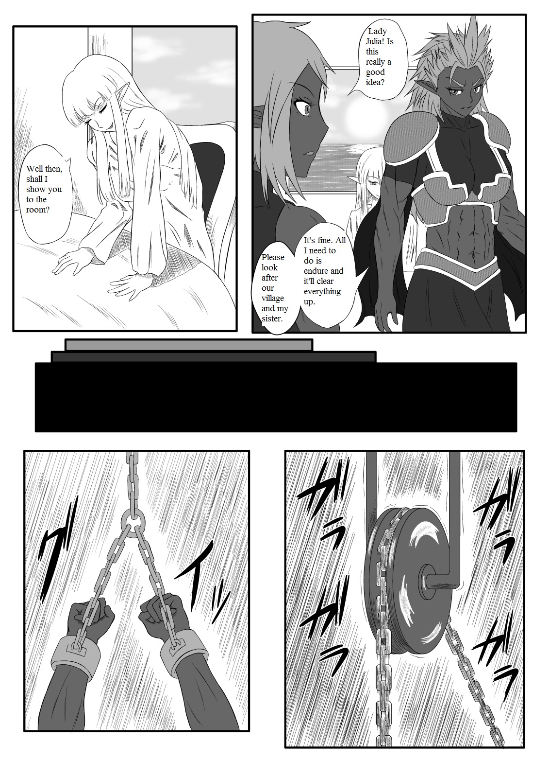 Kusuguri Goumon Taikyuu Hon ~Dark Elf Zokuchou Hen~ page 8 full