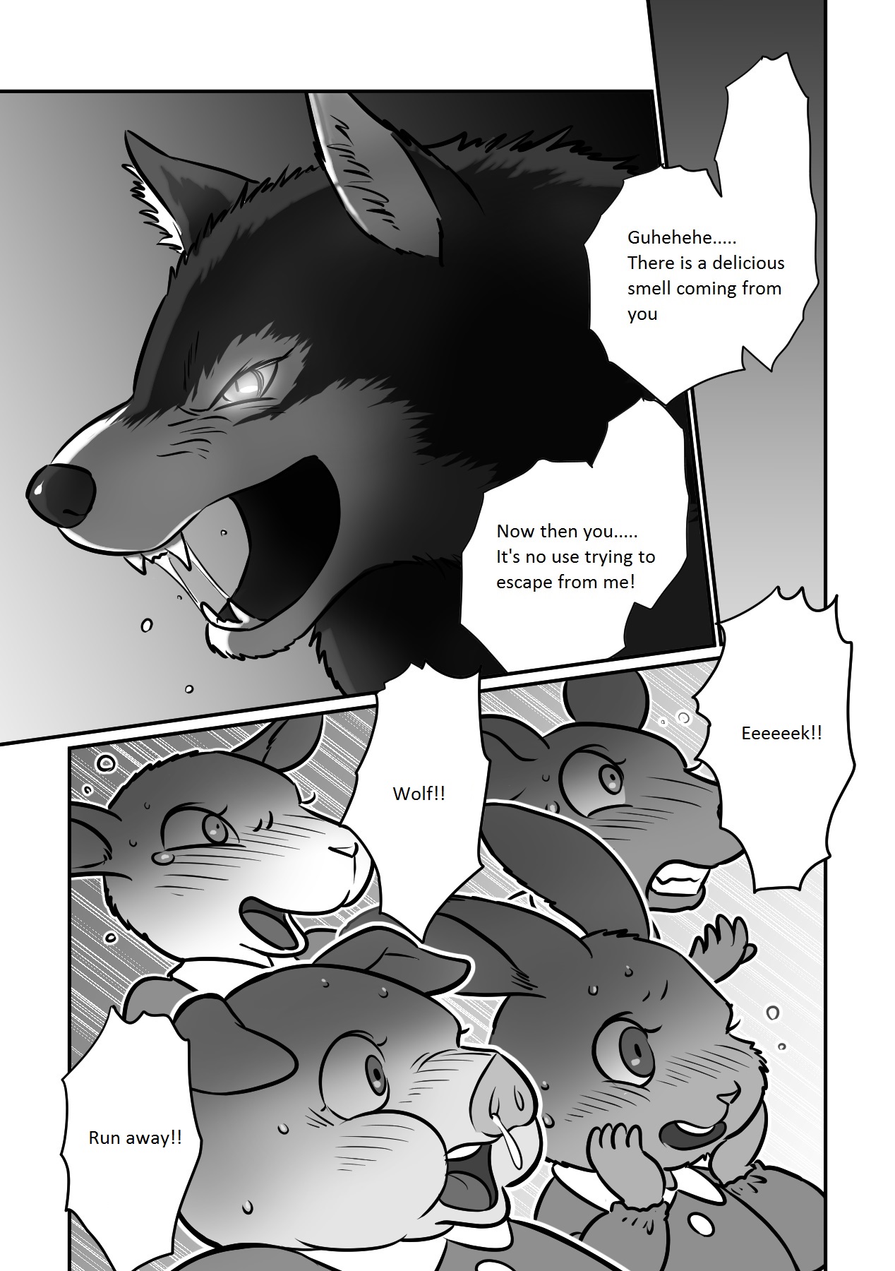 Ookami Sensei Tora Tou-san | Wolf Teacher & Tiger Daddy page 2 full