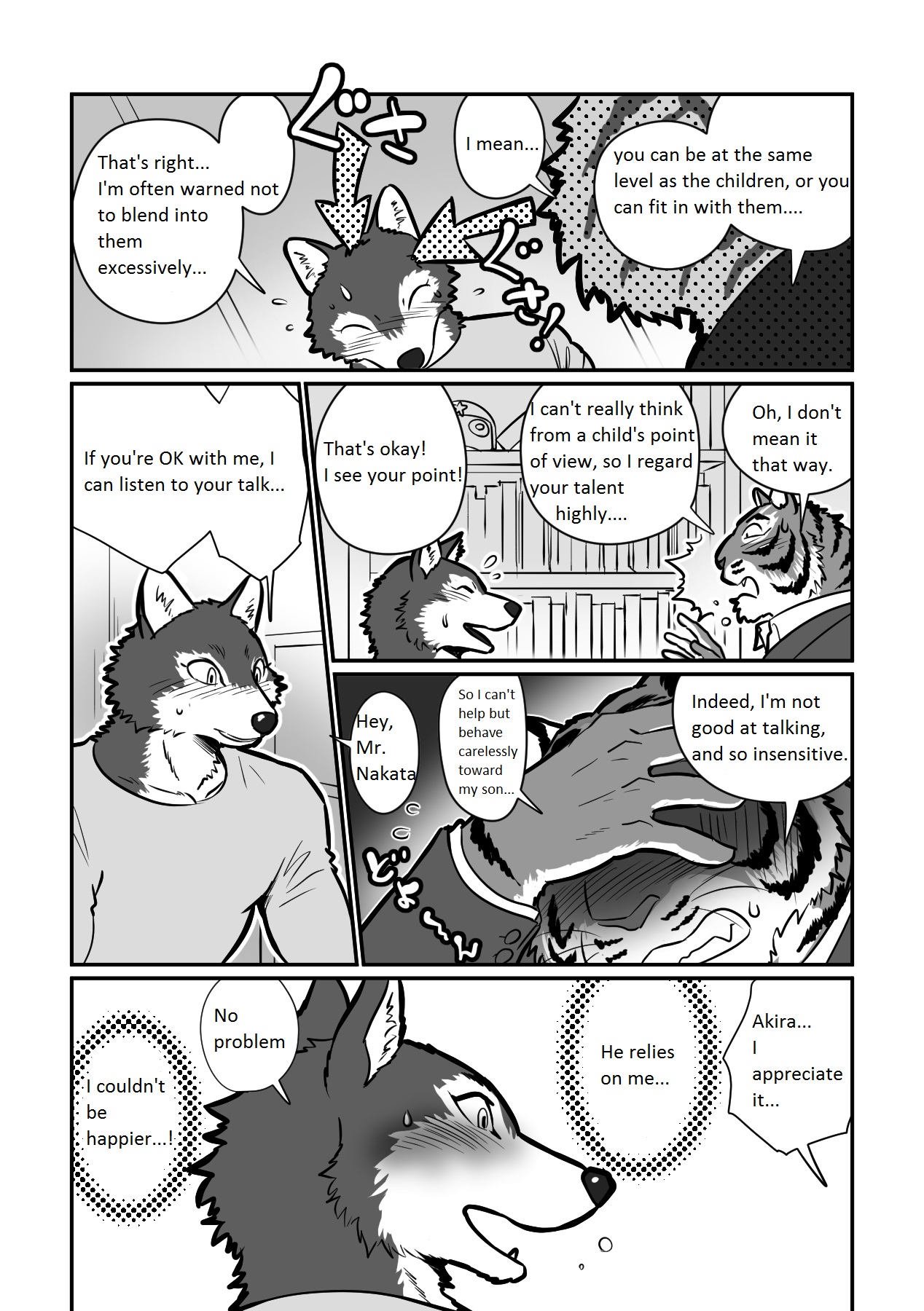 Ookami Sensei Tora Tou-san | Wolf Teacher & Tiger Daddy page 9 full