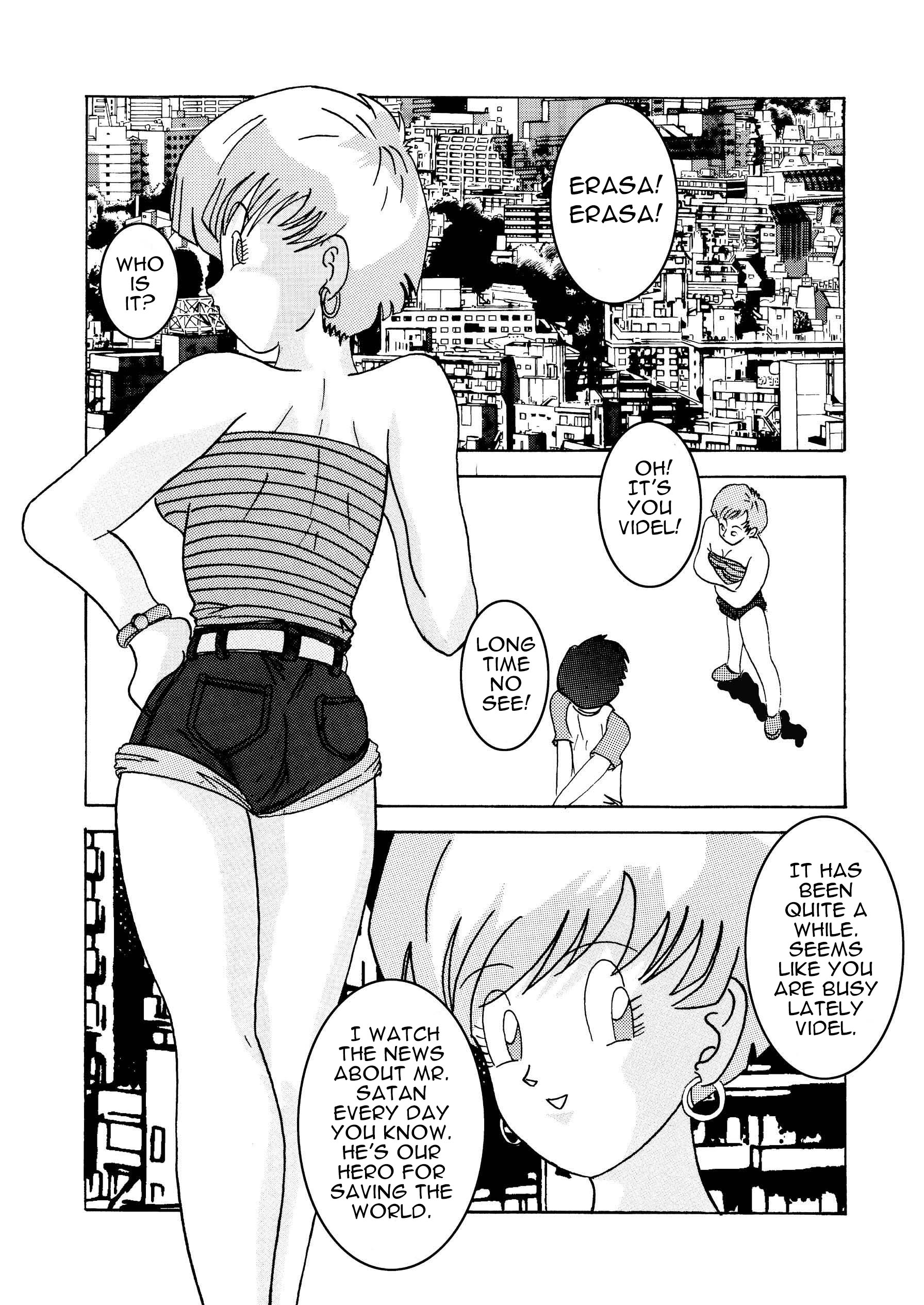 Tanjou!! Aku no Onna San Senshi Erasa Chichi Lunch Sennou Kaizou Keikaku page 4 full