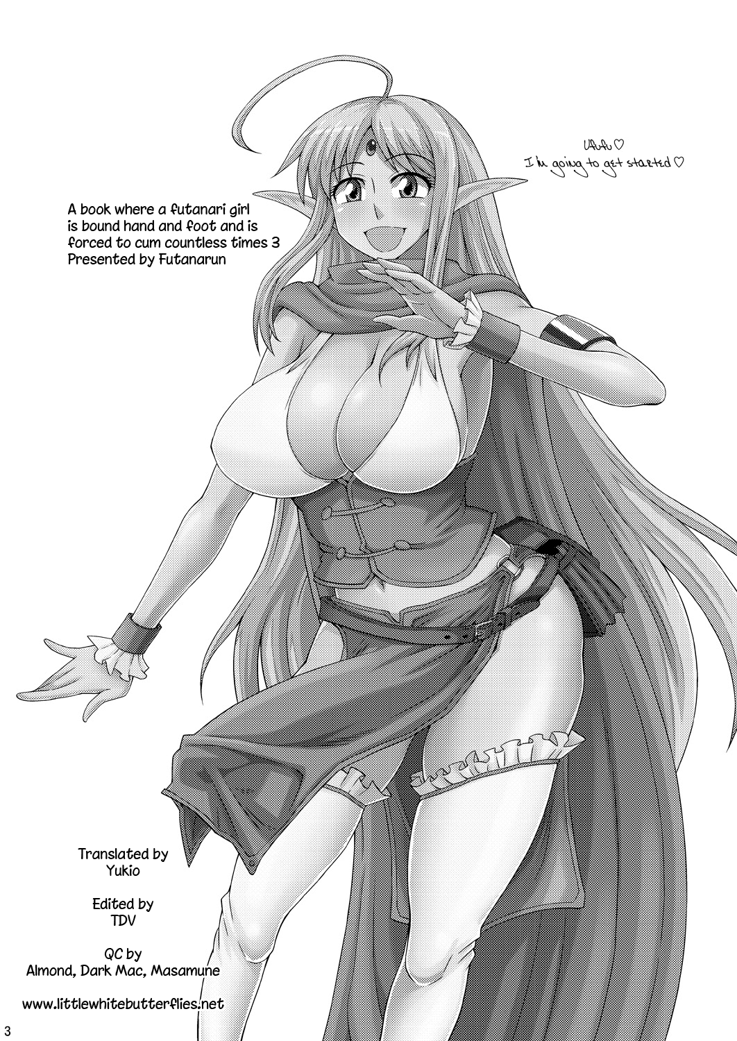 A Book where a Futanari Girl is Bound Hand and Foot and Forced to Cum Countless Times 3  =SW= page 2 full