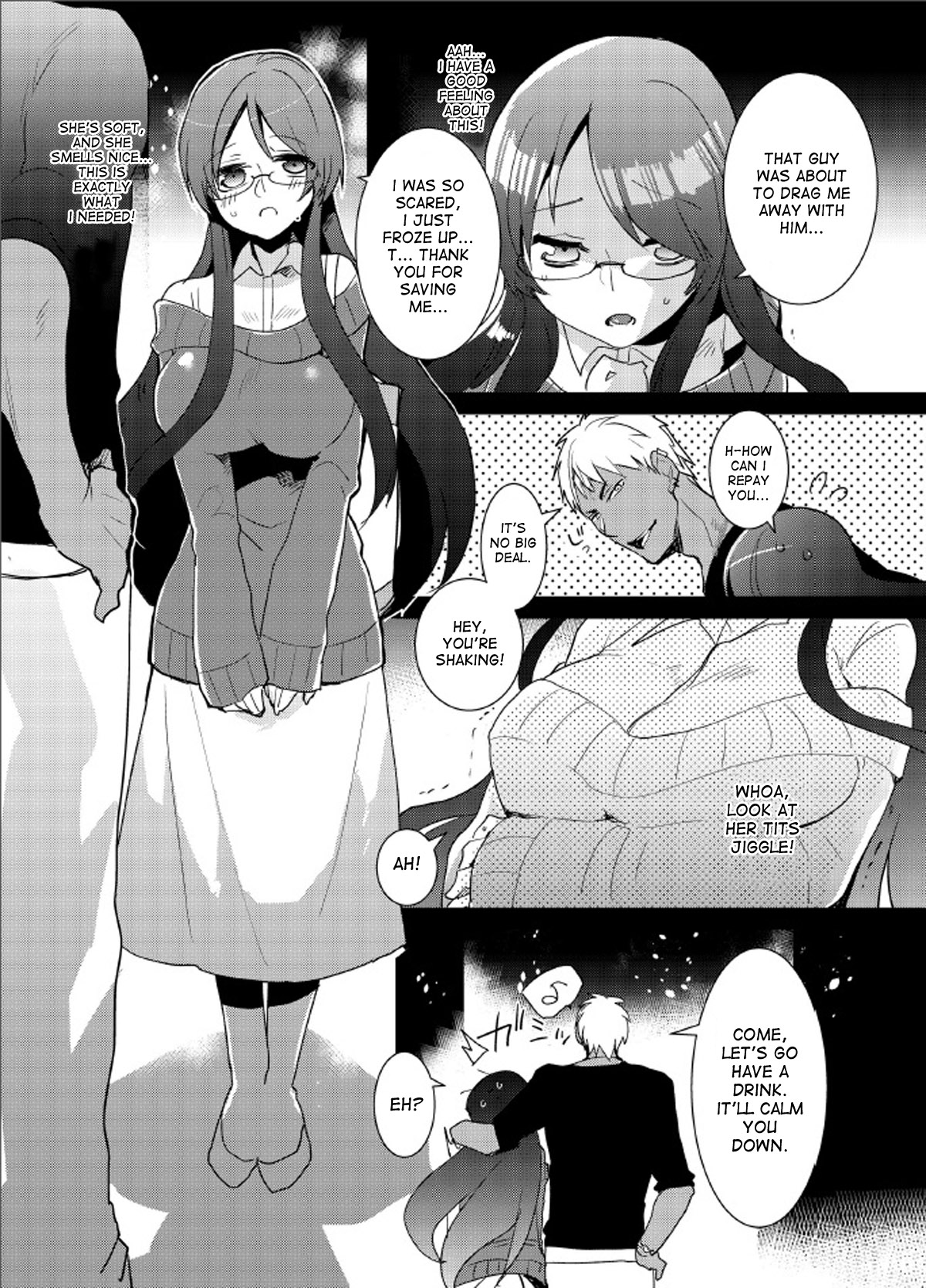 Yarichin no Ore ga Boukan ni Osowareteta Otonashii Classmate  o Tasukete Kuou to Shitara Gyaku ni Kyokon Futanari Chinpo Sokuochi shita Toki no Hanashi page 5 full