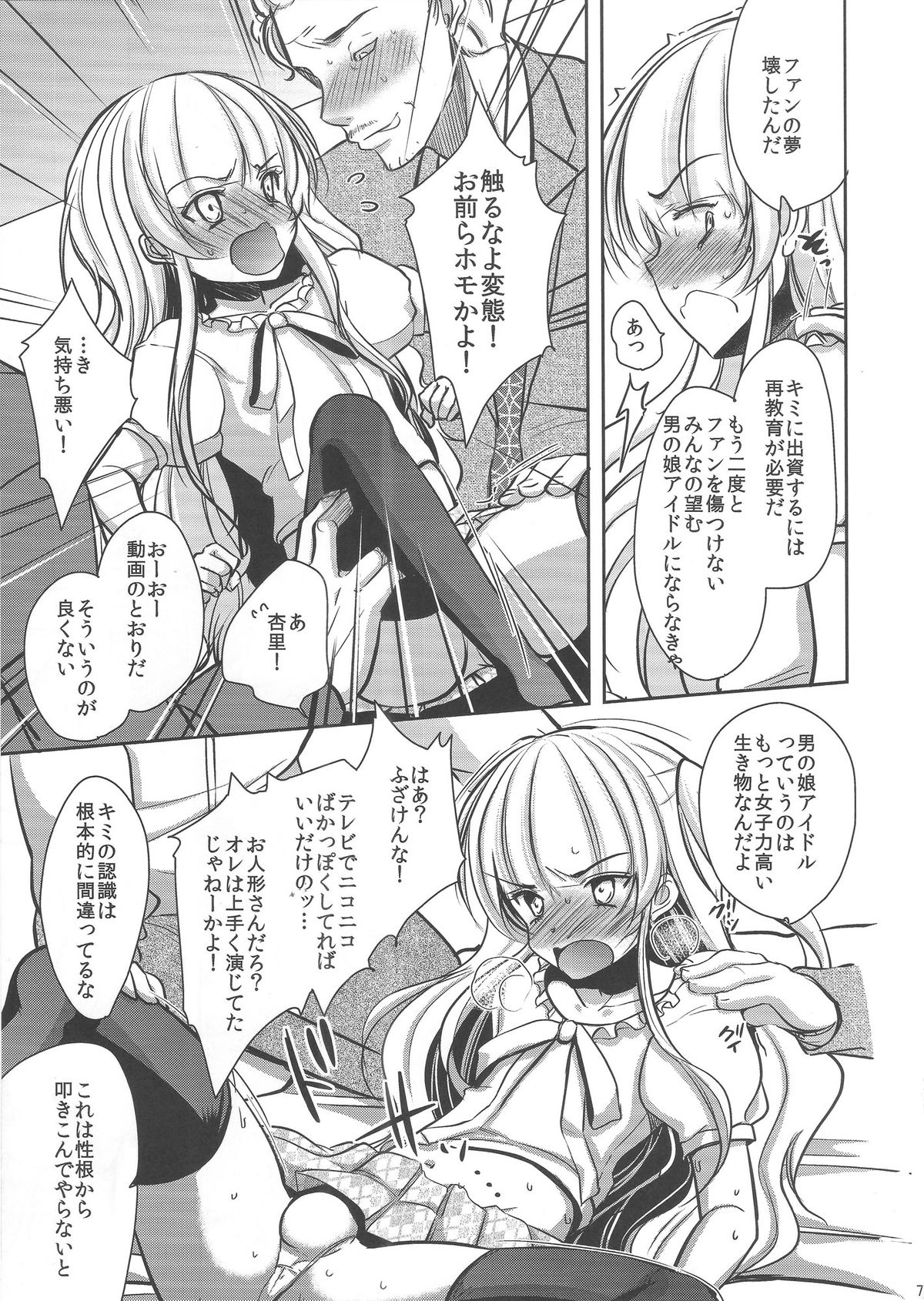 Otokonoko Idol ga Sukyandaru de Houkai Suru Hi / Girlyboy Idol's scandal · mind break day page 6 full
