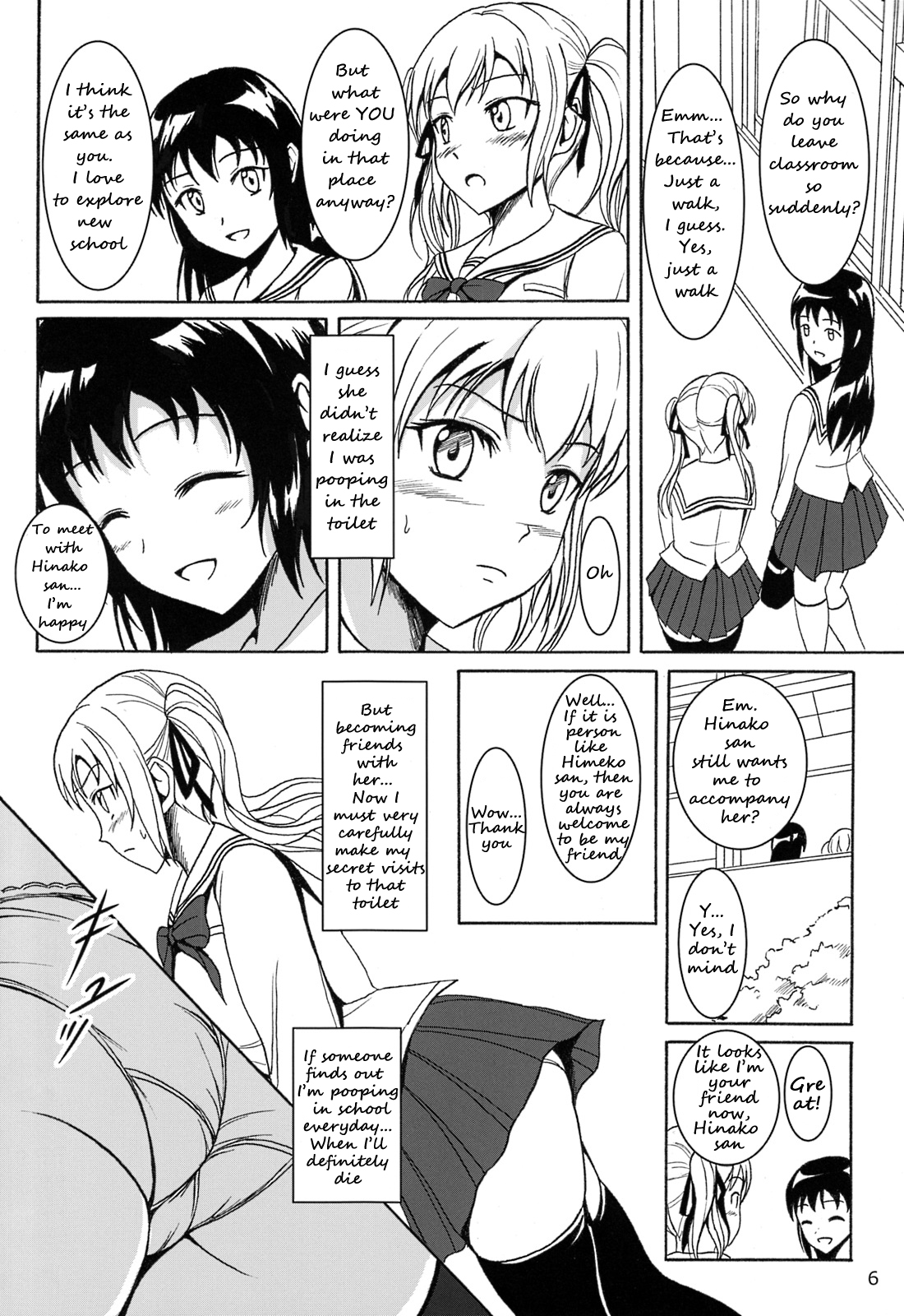 Haisetsu Shoujo 6 Hinako to Otsuuji to Otomodachi page 5 full