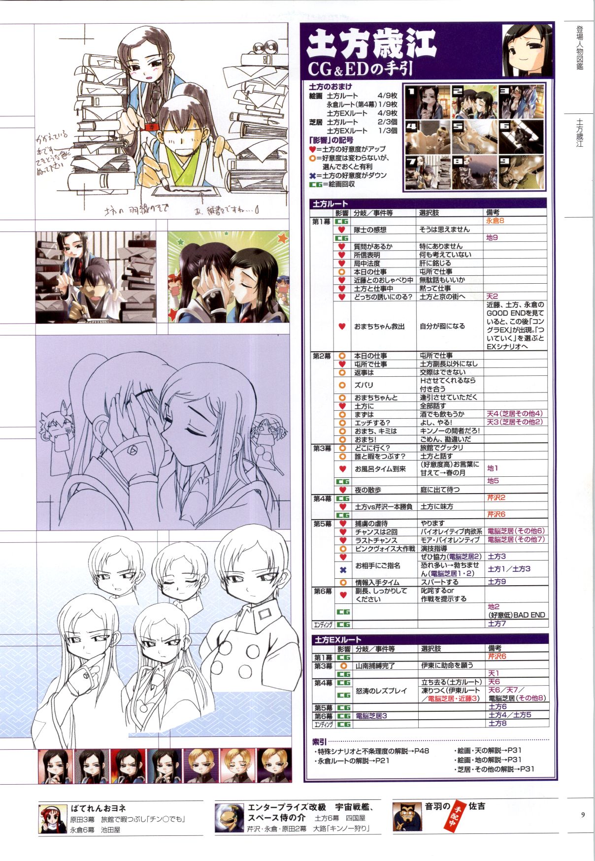 行殺-はぁと-新撰組 公式ビジュアルファンブック page 10 full