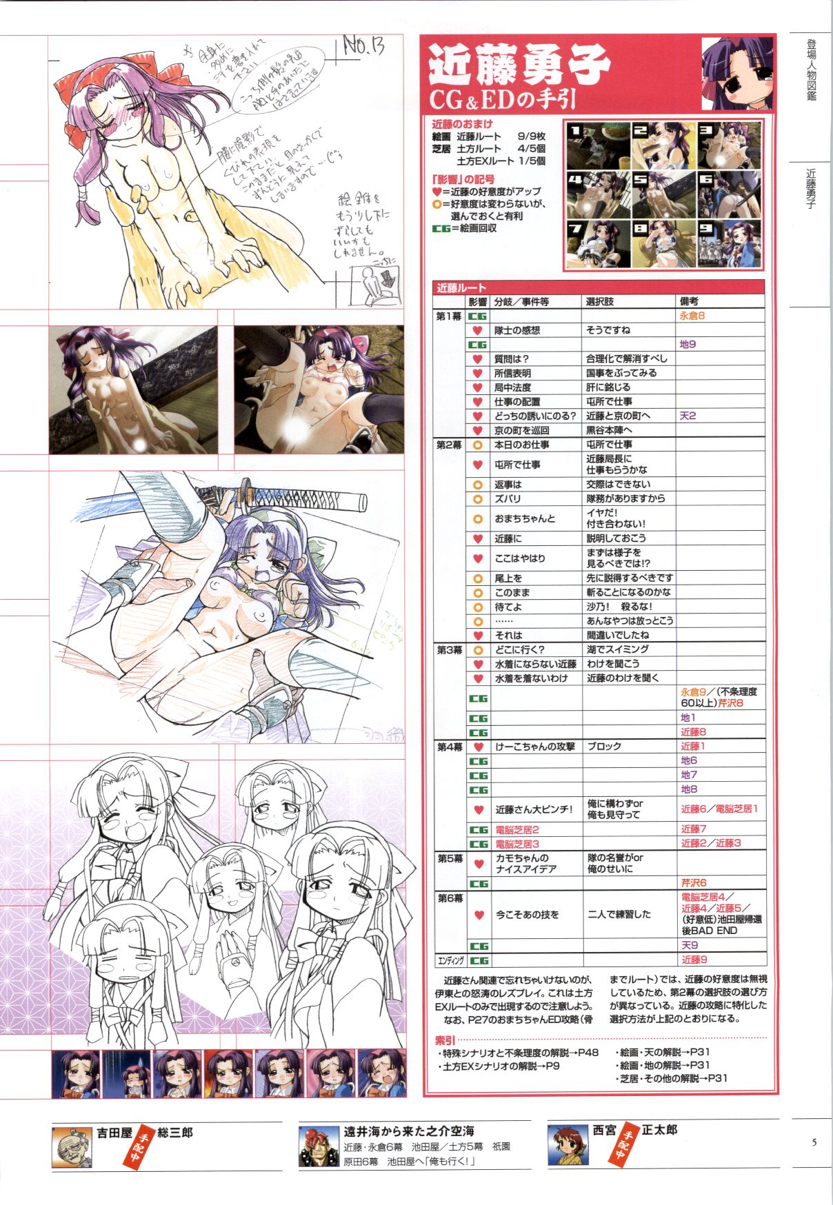 行殺-はぁと-新撰組 公式ビジュアルファンブック page 6 full