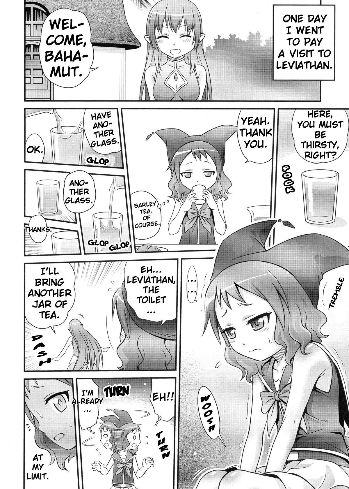 Zeppeki no Bahamut-chan!! | Perfectly flat, Bahamut-chan!! page 10 full