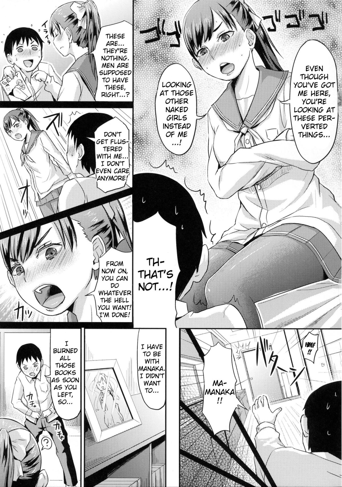 Kuro Manaka no Fumifumi Oshioki | Dark Manaka's Foot-Stomping Punishment page 4 full