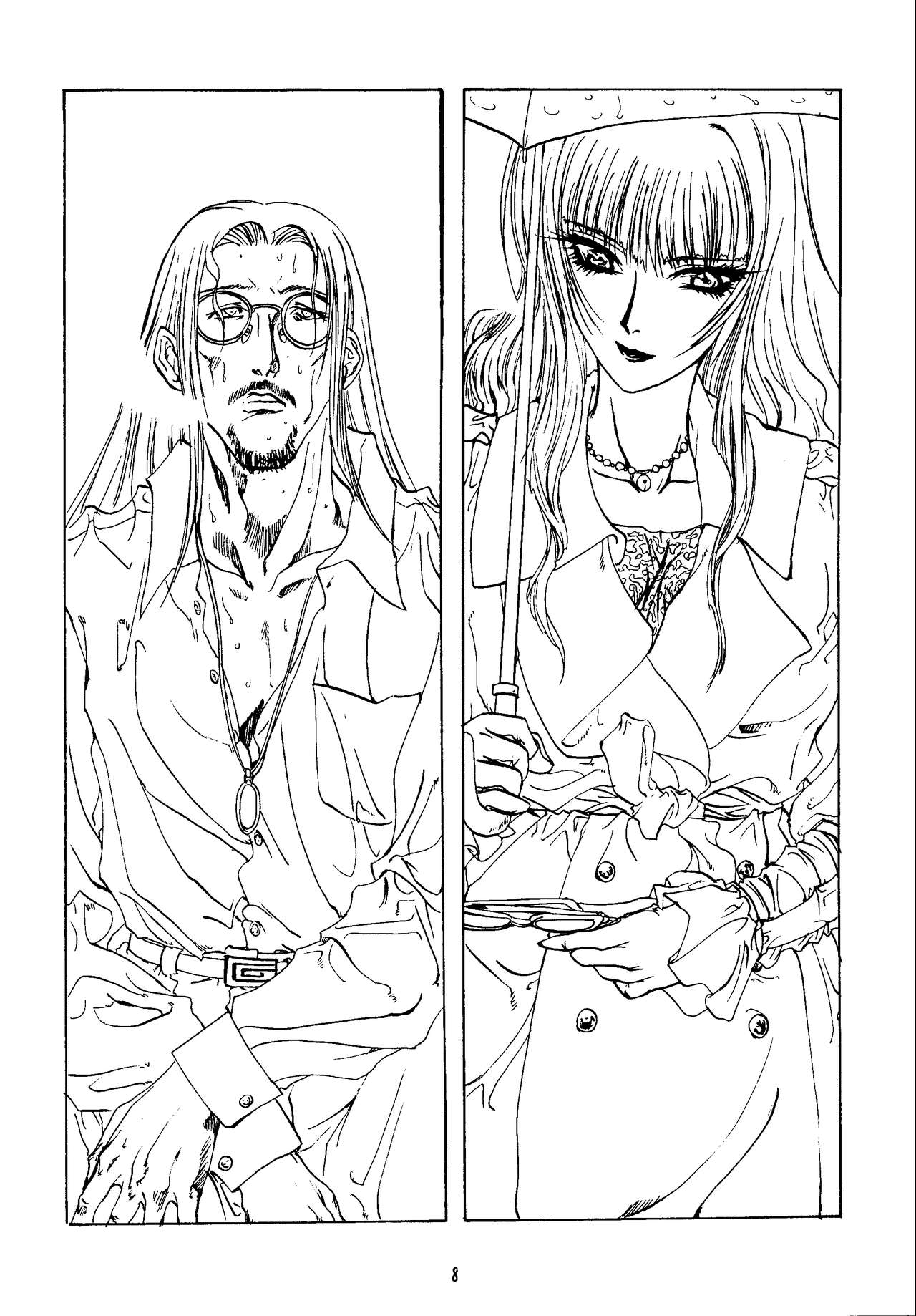 ESCAPE  Comic & Rough-draft Collection page 8 full