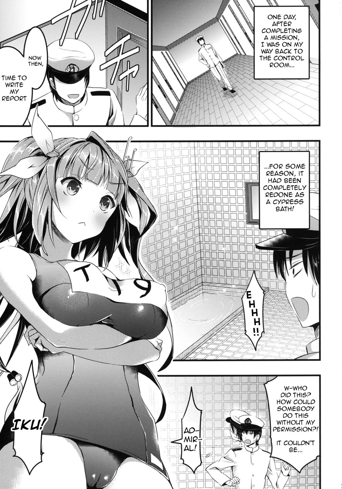 Oshioki! Iku no Nurunuru Soap Time page 3 full
