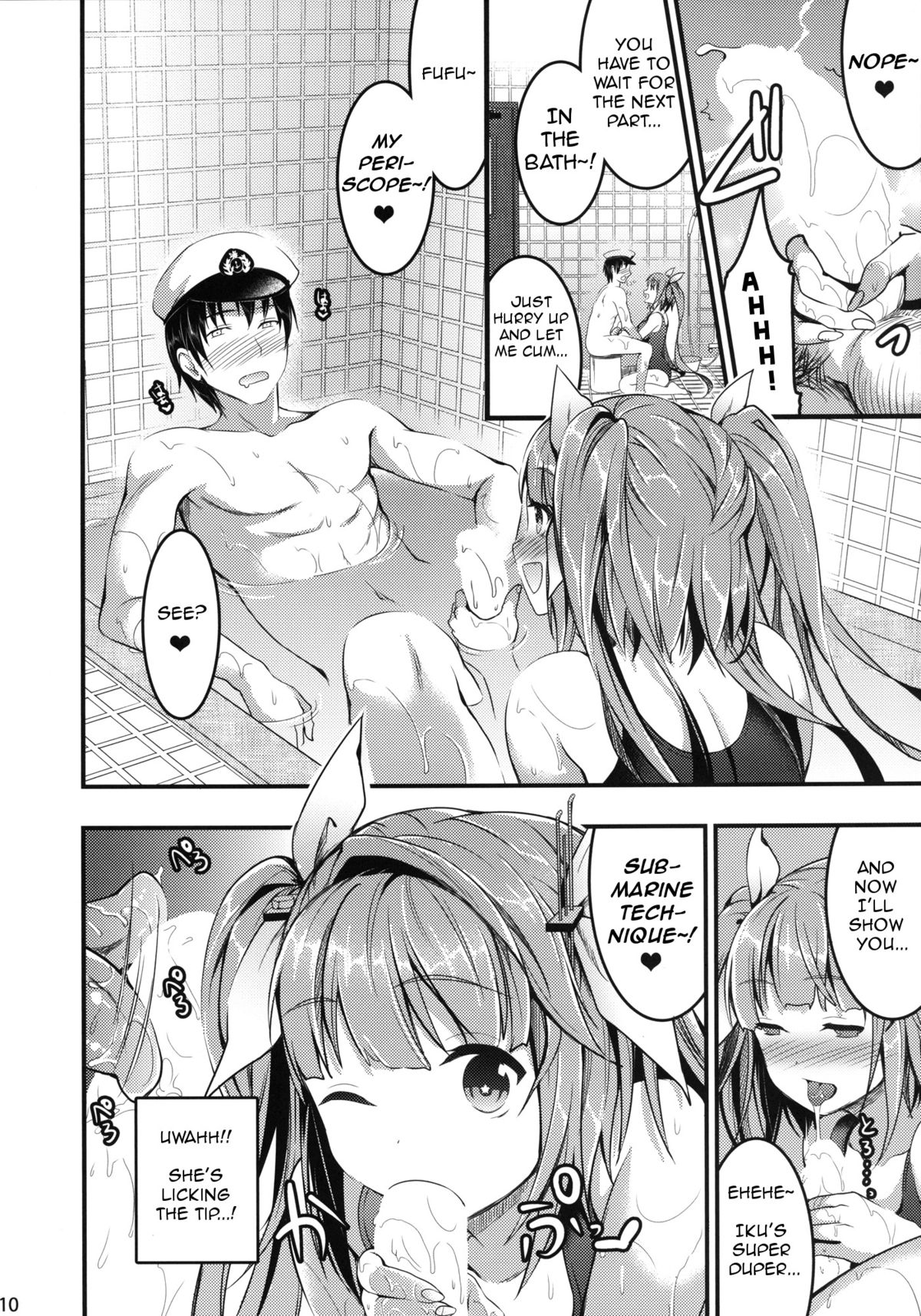 Oshioki! Iku no Nurunuru Soap Time page 8 full