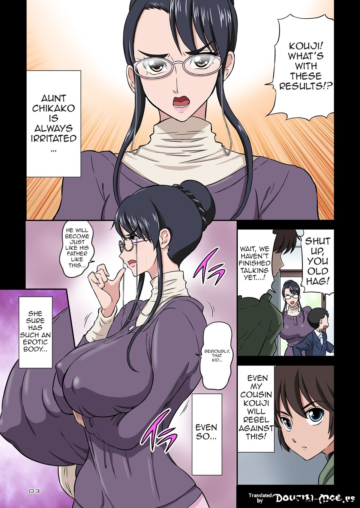 Chikako Obasan to Kedamono Mitai na Oikko | Aunt Chikako and the Beast-like Nephew page 3 full