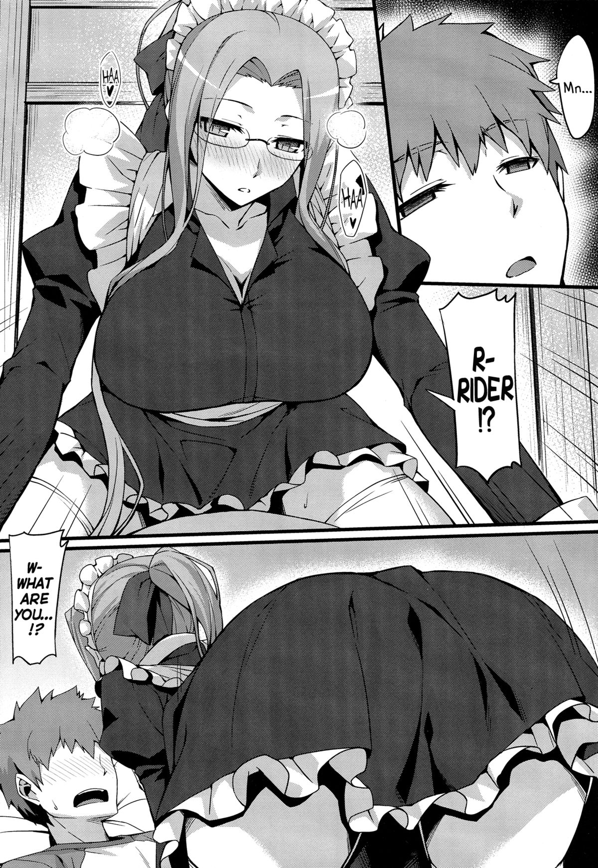 Rider-san to Maid Fuku. page 9 full