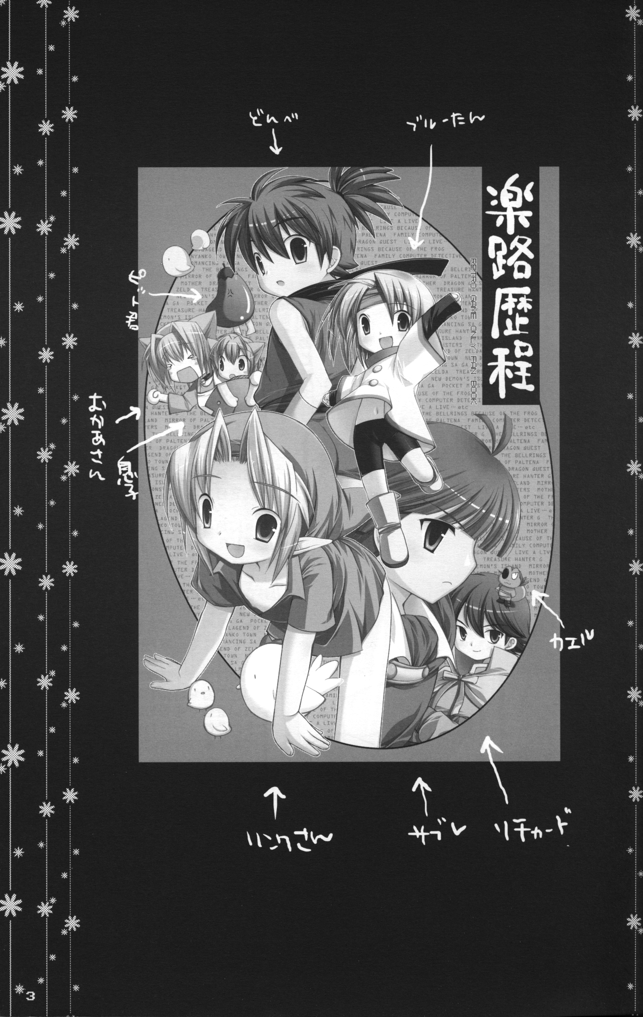 Rakuji Rekitei - Retro Game Only Fan Book page 2 full