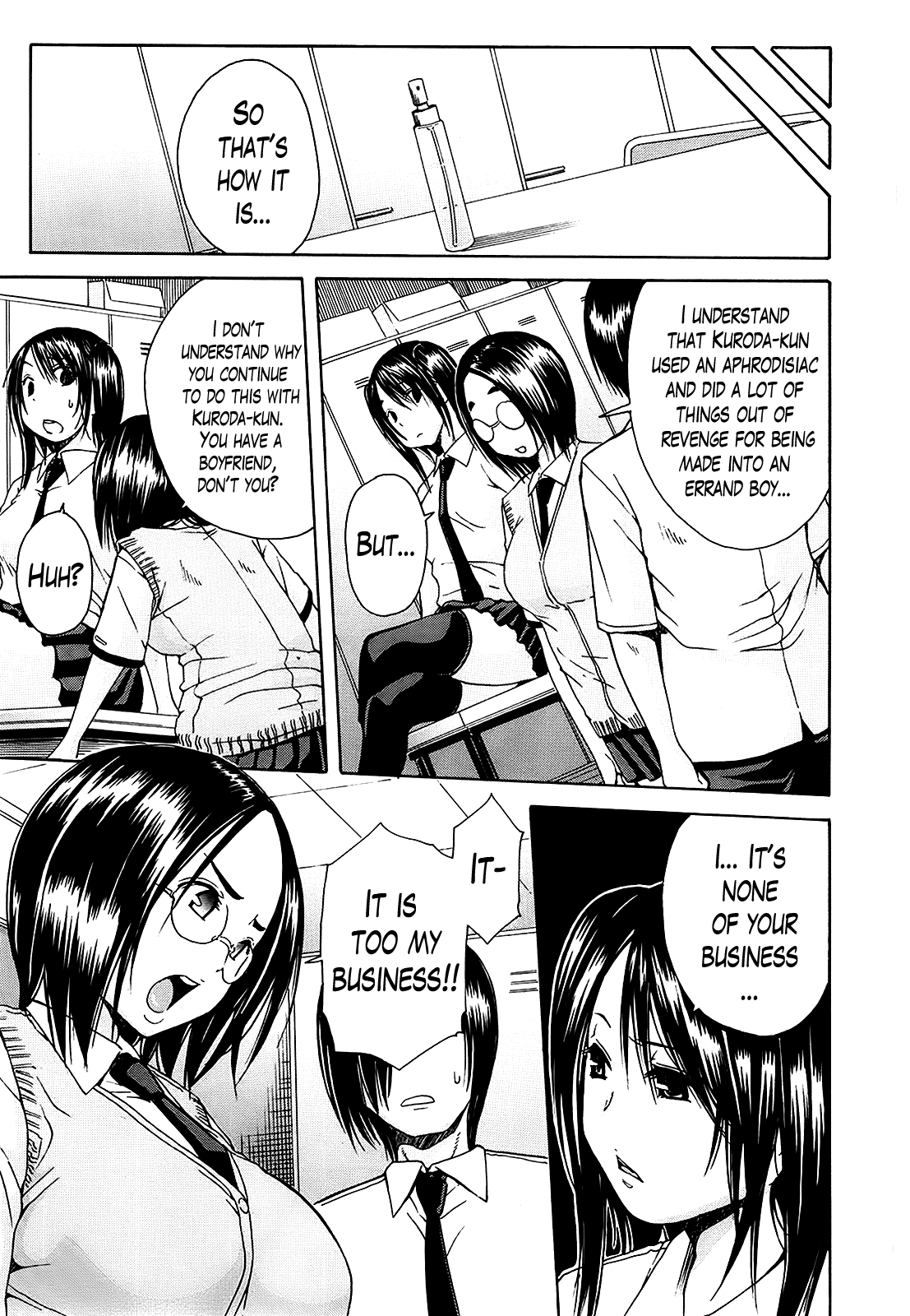 Kuro no Gyakushuu | Kuro's Aphrodisiac Ch. 2-3 page 9 full