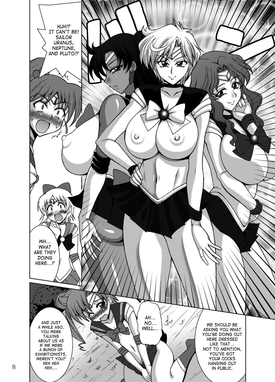 Sailor Fuku Josou Shounen Senshi vs Gaibu Taiyoukei San Senshi page 7 full