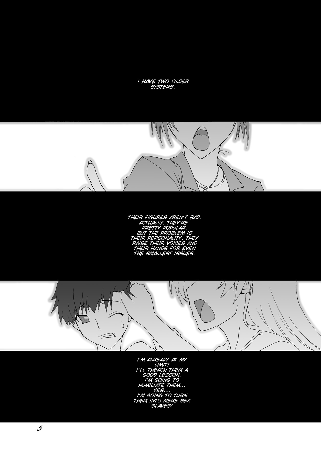 Bitch na Shimai ga Otouto no Niku Dorei ni Ochiru Made 01 page 6 full