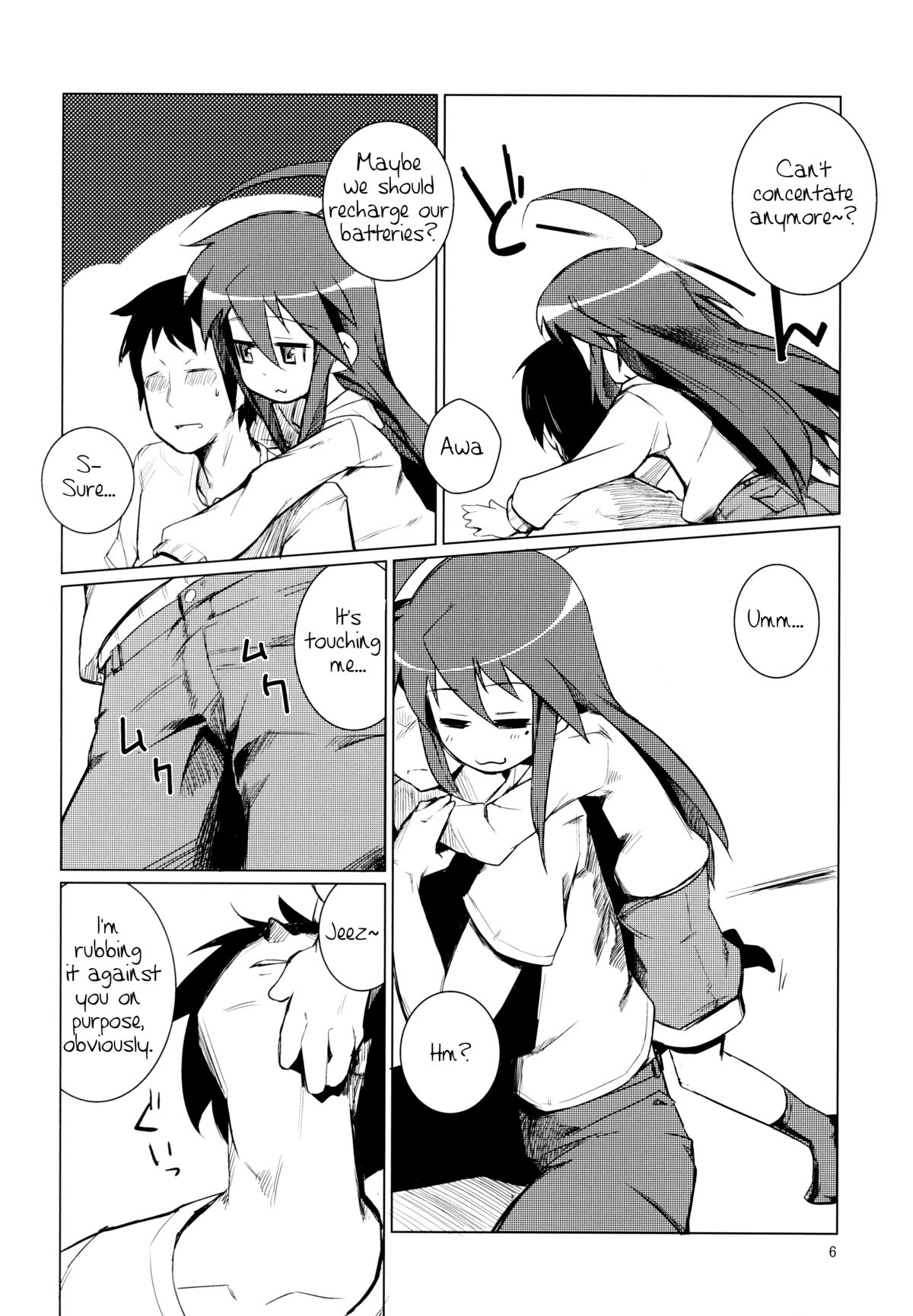 Kona-chan ni Oshiri Ijirareru Hon | Konata Plays with your Butt   =SW= page 6 full