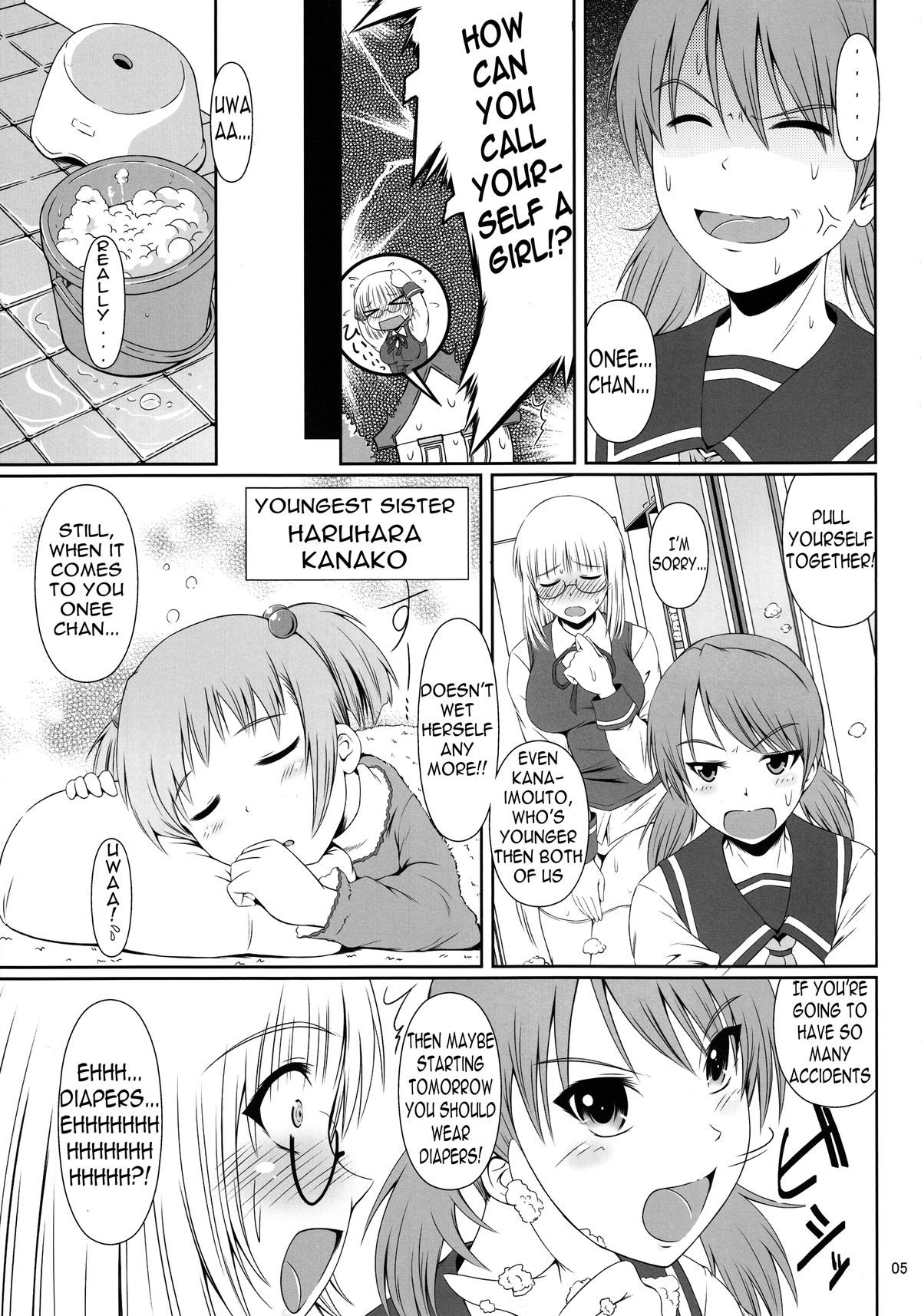 Naisho Nano! -Haruhara-ke San Shimai Monogatari- | It's a Secret! page 4 full