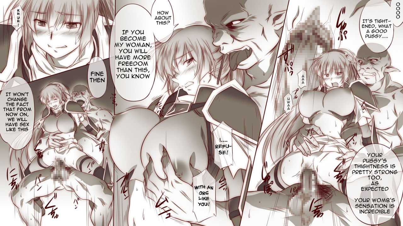 Onna Kishi wa Orc ni Ryoujoku Sareru | Female Knight Raped by Orc page 6 full