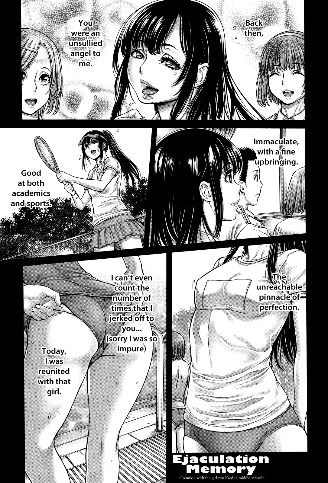 Omoide Shasei ~ Chuugaku Jidai ni Suki Datta Anoko to Saikai ~ | Ejaculation Memory page 1 full