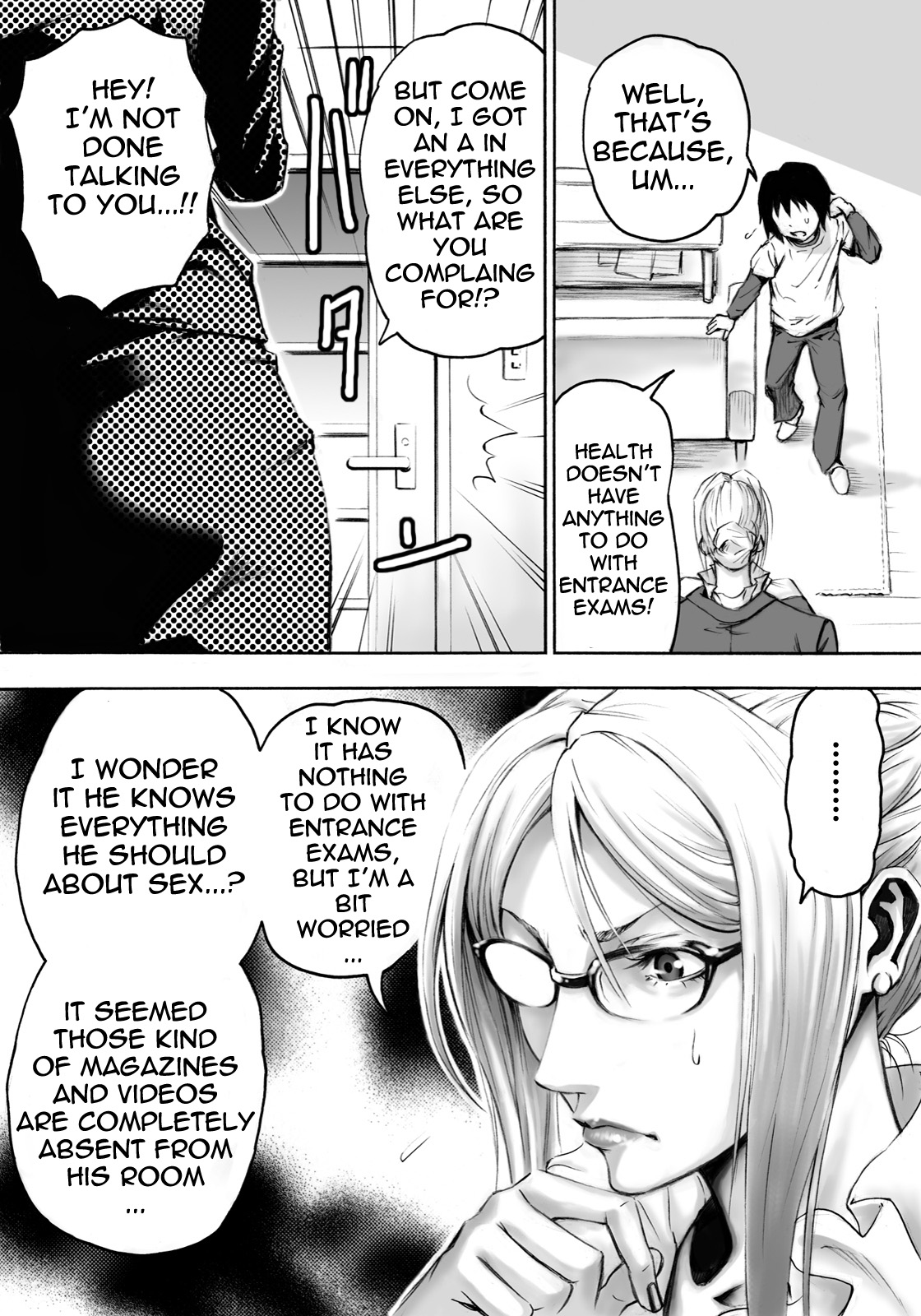 S-kke Mama no Kibishii Kozukuri Seikyouiku | Sadistic Mother's Harsh Baby-Making Sex Education page 4 full