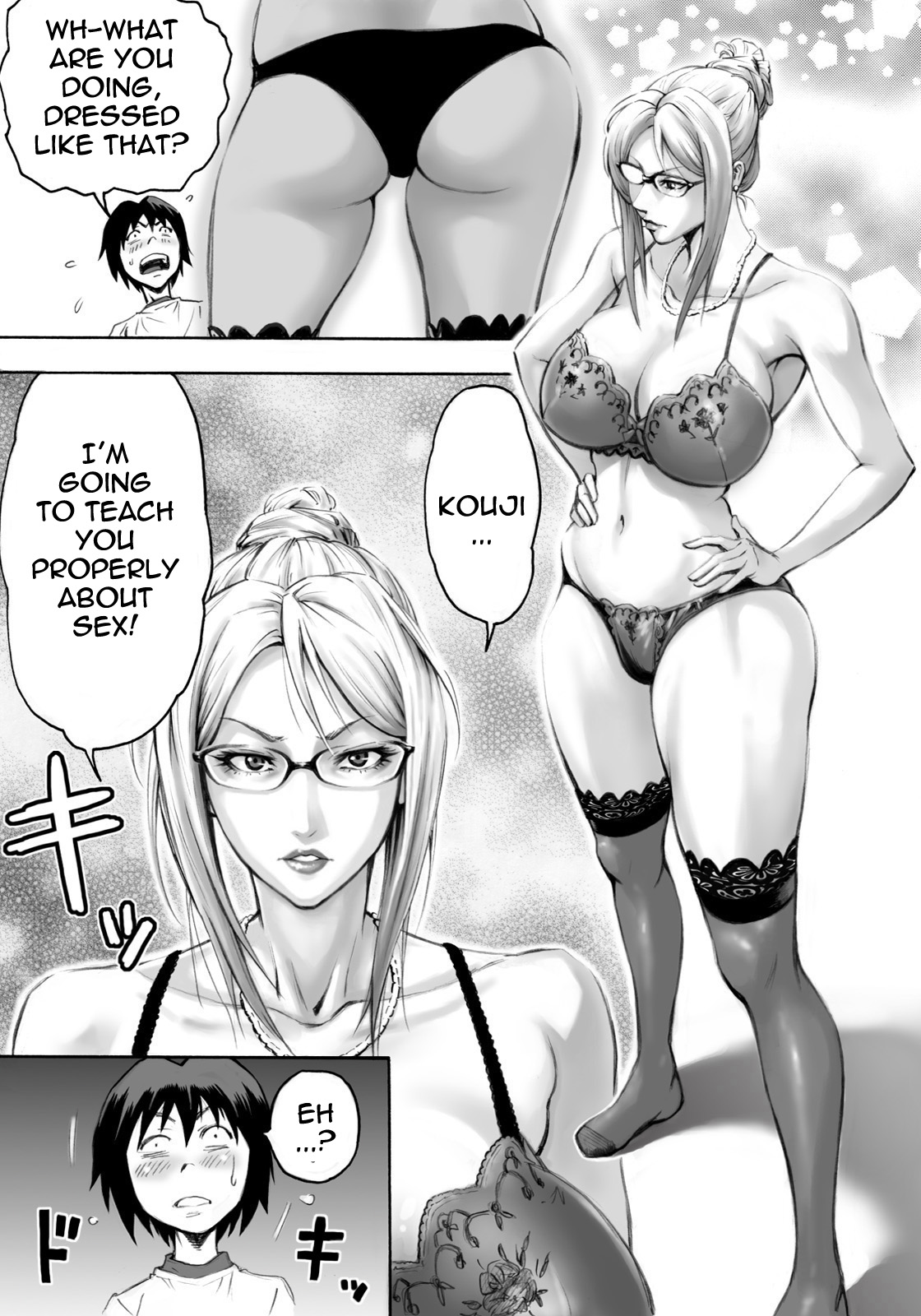 S-kke Mama no Kibishii Kozukuri Seikyouiku | Sadistic Mother's Harsh Baby-Making Sex Education page 8 full