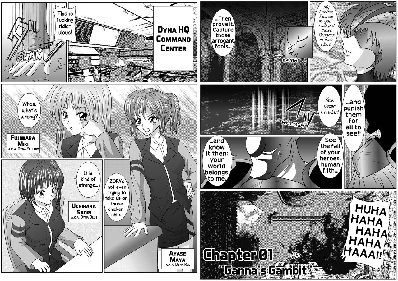 Sentai Squadron DynaRangers - Sensually Entralled Champions Strategem page 6 full