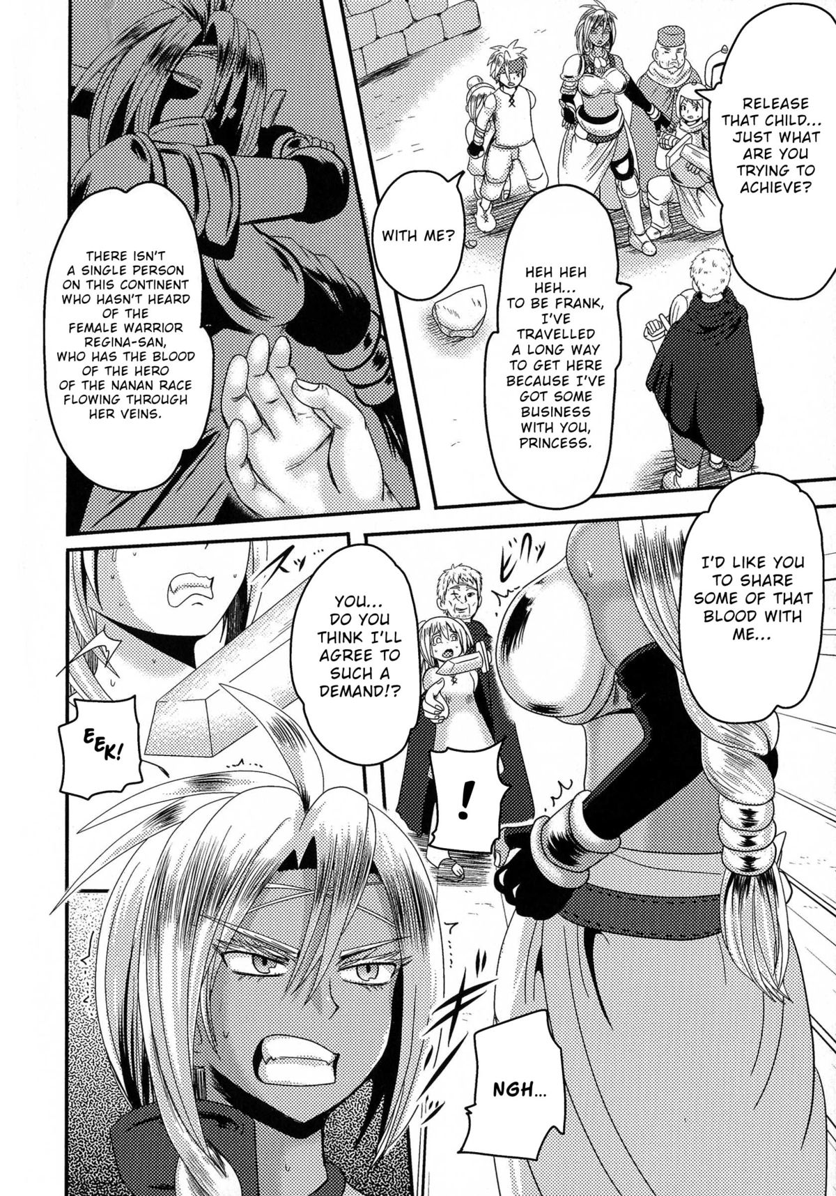 Onna Yuusha Regina - Harami Ochi no Haiboku Acme | Heroine Regina -Orgasmic defeat and pregnant fall from grace-   =Rinruririn= page 4 full