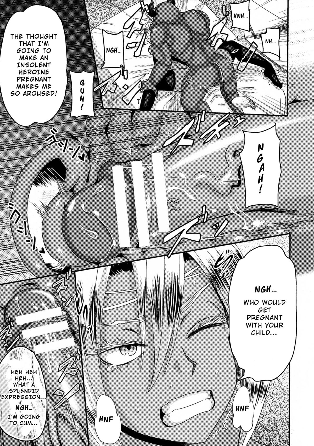 Onna Yuusha Regina - Harami Ochi no Haiboku Acme | Heroine Regina -Orgasmic defeat and pregnant fall from grace-   =Rinruririn= page 9 full