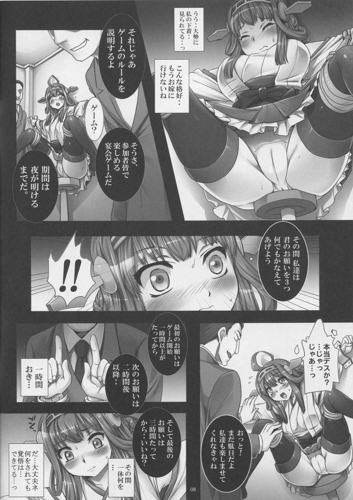 Kanochi Game ~Teitoku no Tame ni Shintai o Sashidashita Kenage na Kongou o Inran Choukyoushite Tanoshimu Shinshi no Kai~ page 7 full