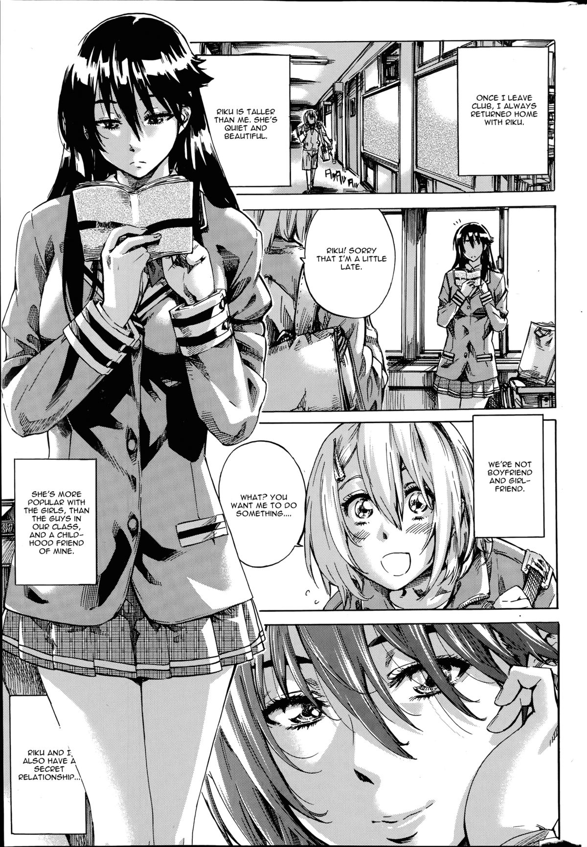 Yuri Suki Kanojo wa Yuri Kanojo ga Dekinai Ch. 2 page 1 full